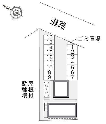 淡海(29551)の駐車配置図