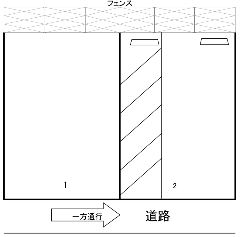 崇福寺 第5駐車場の駐車配置図
