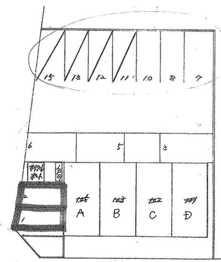 Cantarの駐車配置図
