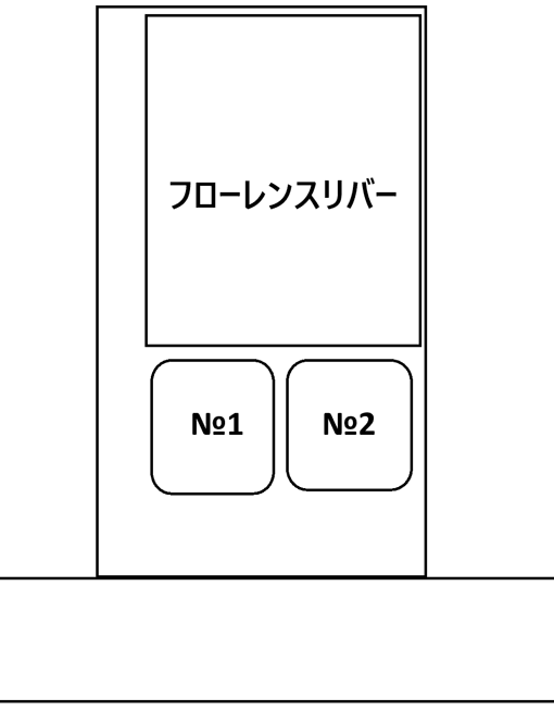 フローレンスリバー駐車場の駐車配置図