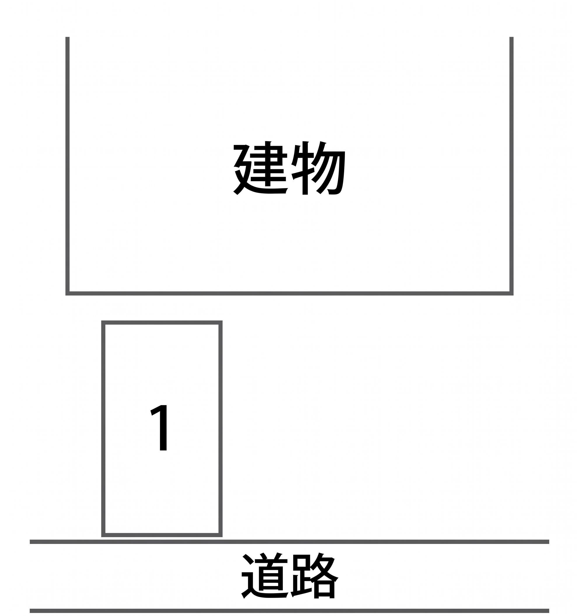AMフラッツ正雀駐車場の駐車配置図