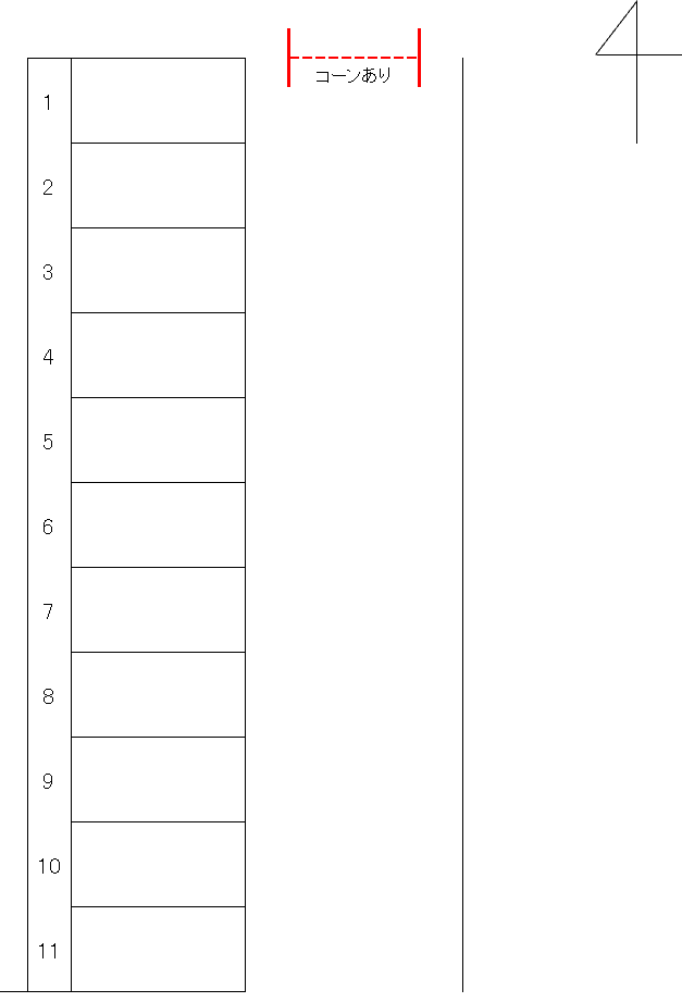 第二スズキパーキングの駐車配置図