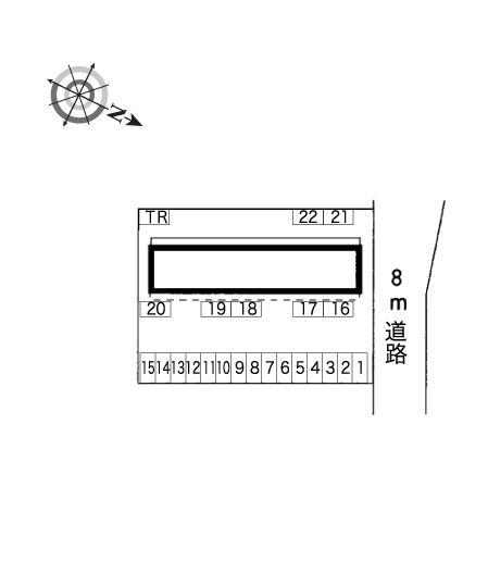 東(9765)の駐車配置図