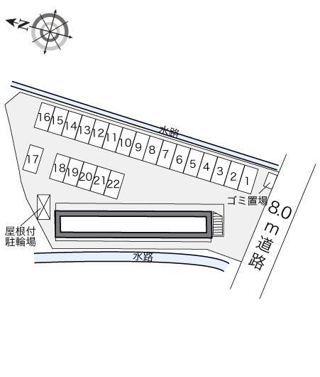 La maison(24626)の駐車配置図