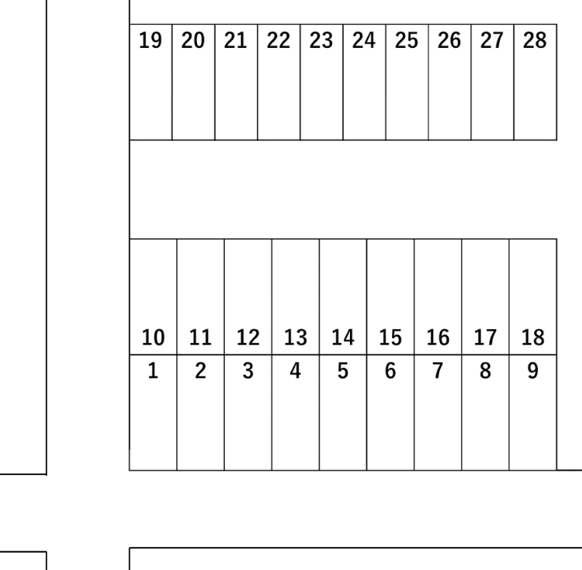 スマイルパーク15号の駐車配置図
