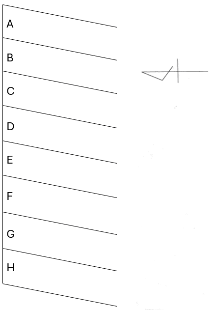 南浅田二丁目103番4の駐車配置図