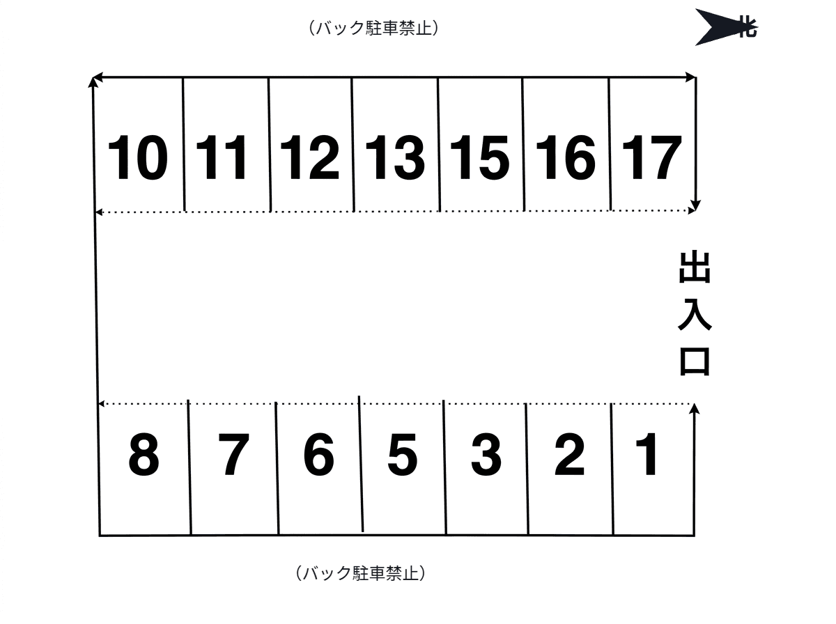 41の駐車配置図