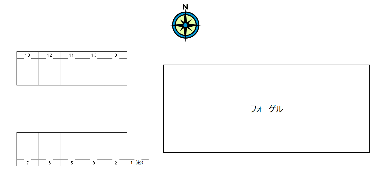 フォーゲルの駐車配置図