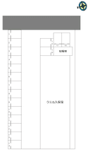 クエル久保泉の駐車場