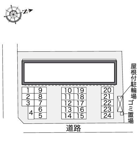 美英(41819)の駐車配置図