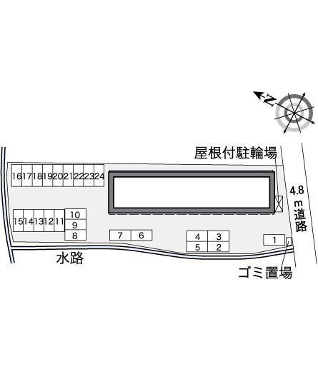 ウェルフェア(36362)の駐車配置図