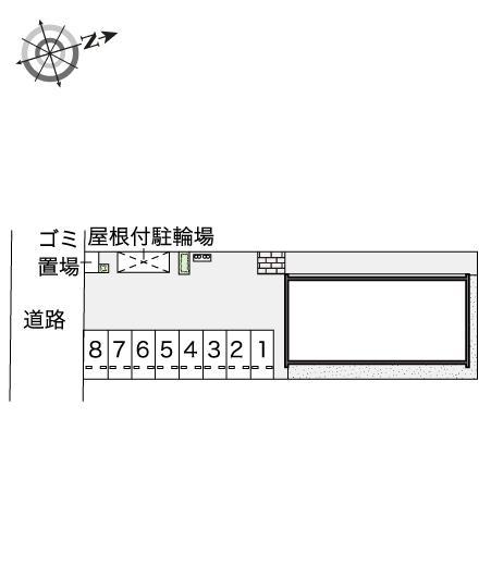 明神(43547)の駐車配置図