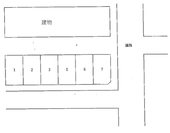 CD566 T.O.Parkingの駐車配置図
