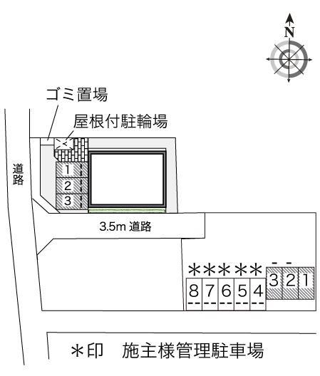 ハレイワ(44243)の駐車配置図