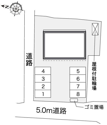 車尾(40567)の駐車配置図