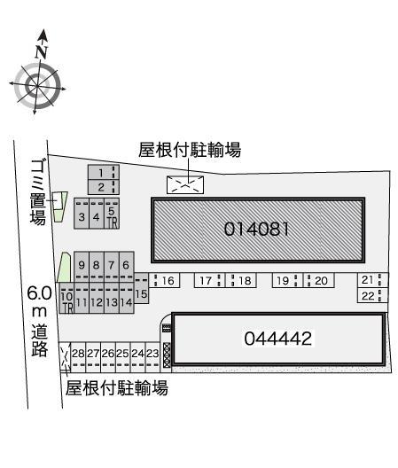 ほしや(14081)の駐車配置図