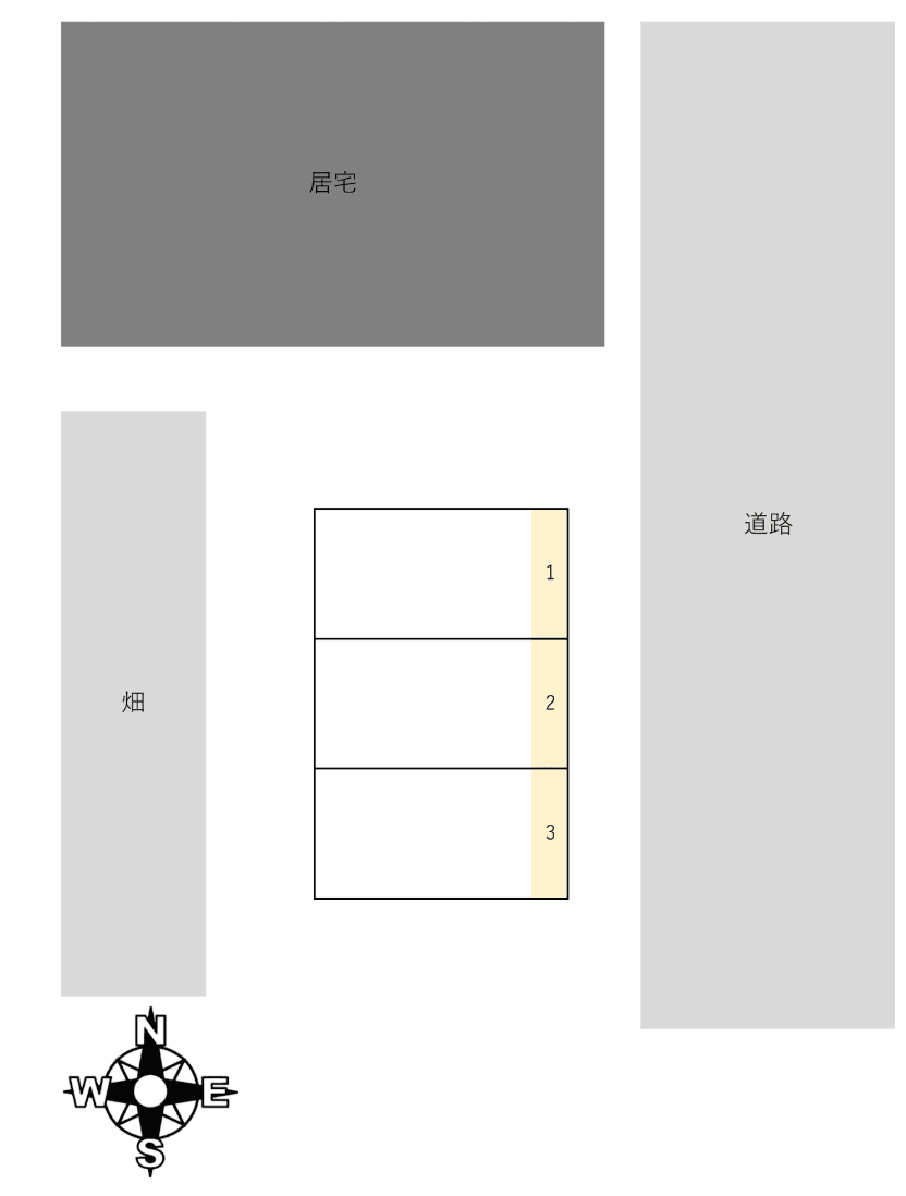 福島1丁目Eパーキングの駐車配置図