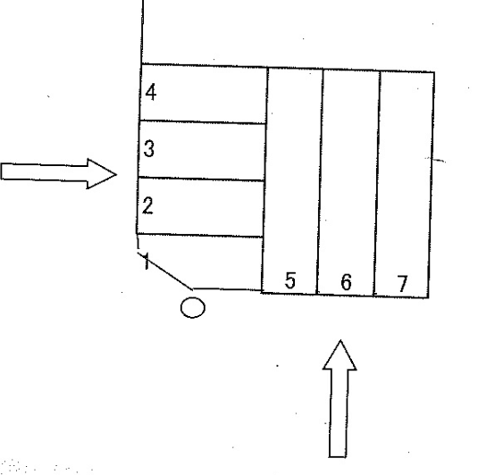 パーク室町7の駐車配置図