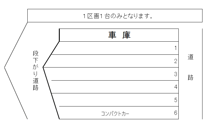池田3丁目駐車場の駐車配置図