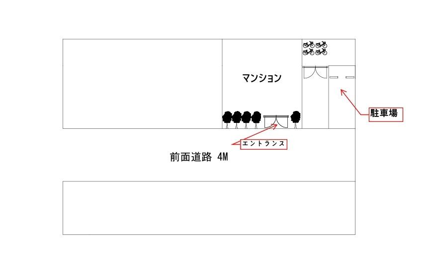 大森西7丁目駐車場の駐車配置図