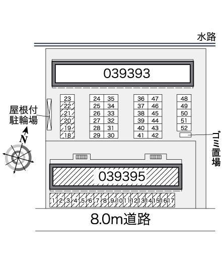 ノイエジールⅡ(39395)の駐車配置図