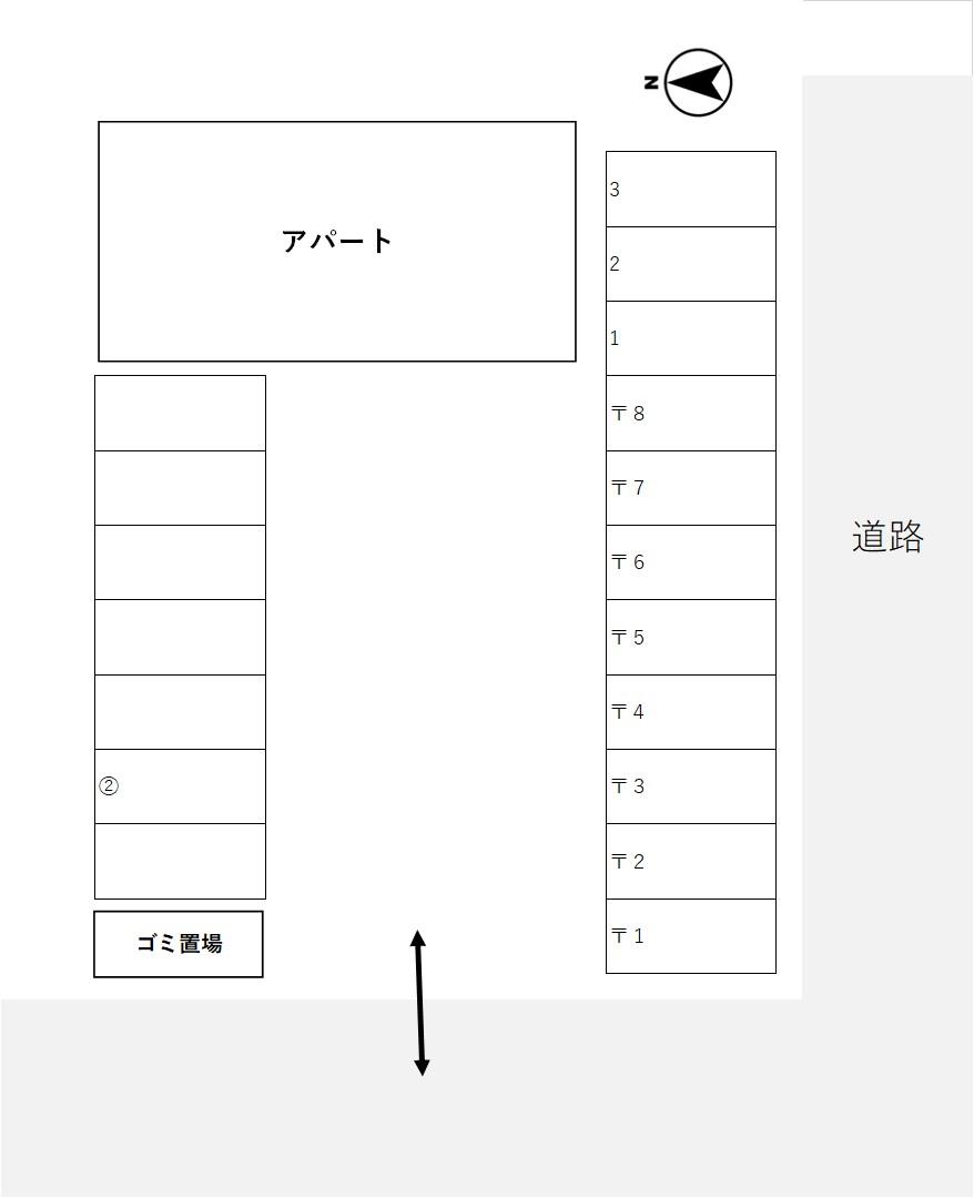 すえひろパーク久保島の駐車配置図