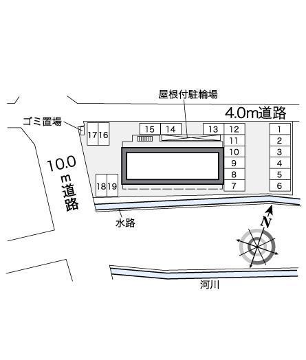 グローリー(38715)の駐車配置図