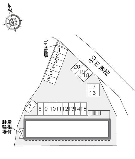 カスカータSYⅡ(30845)の駐車配置図