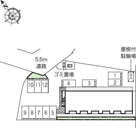 MHⅡ(43510)の駐車配置図