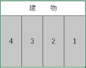 エスペランサ バイク置場の駐車配置図