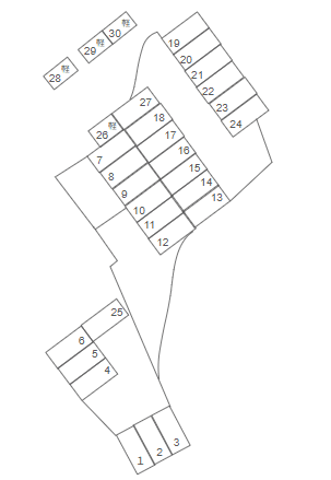 Ys GARDENの駐車配置図