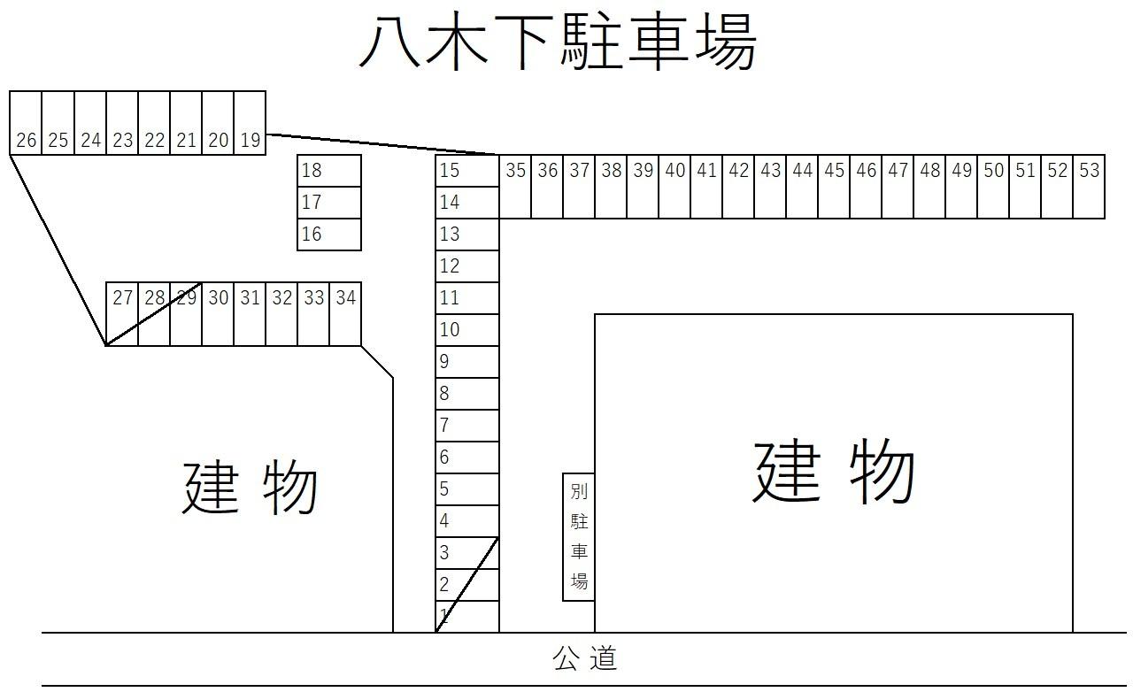 八木下駐車場の外観・駐車場イメージ1枚目