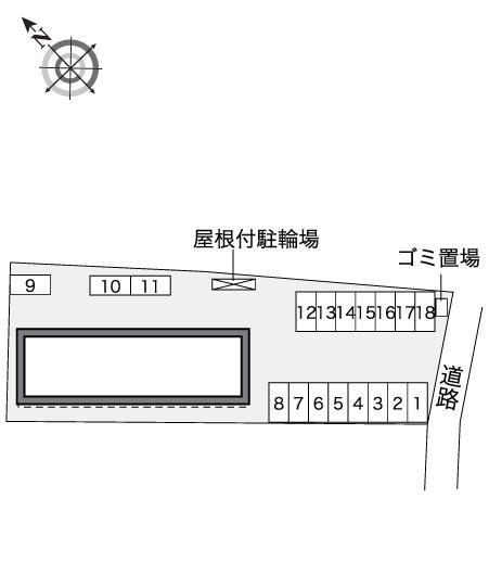 ウラノス(41874)の駐車配置図
