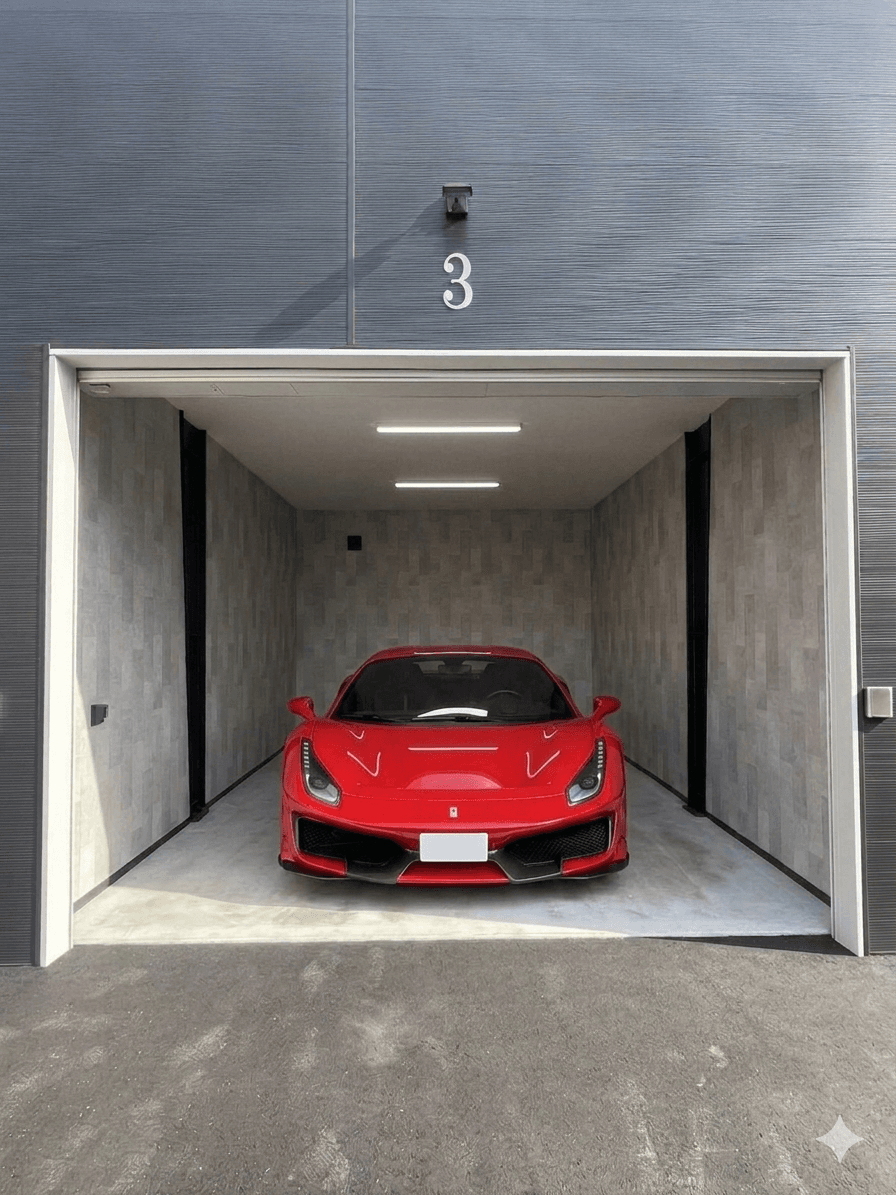 9800円~完全屋内リモコン電動シャッター付駐車場(いずみS&G木太)の外観・駐車場イメージ2枚目