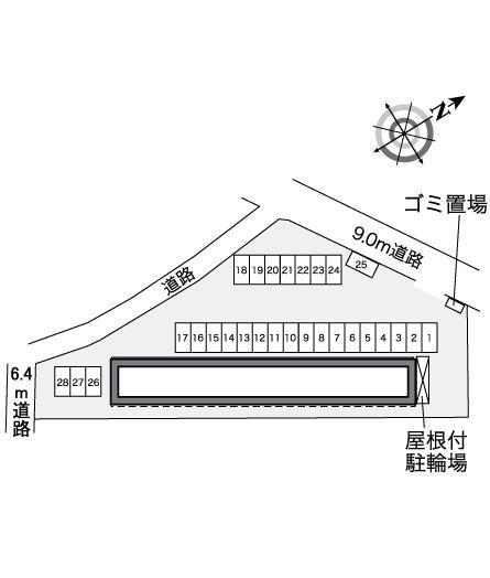 アインヒルズ(35781)の駐車配置図