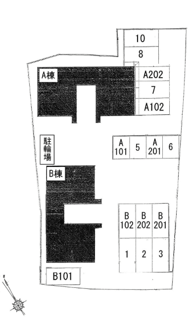 ハーシェルの駐車配置図
