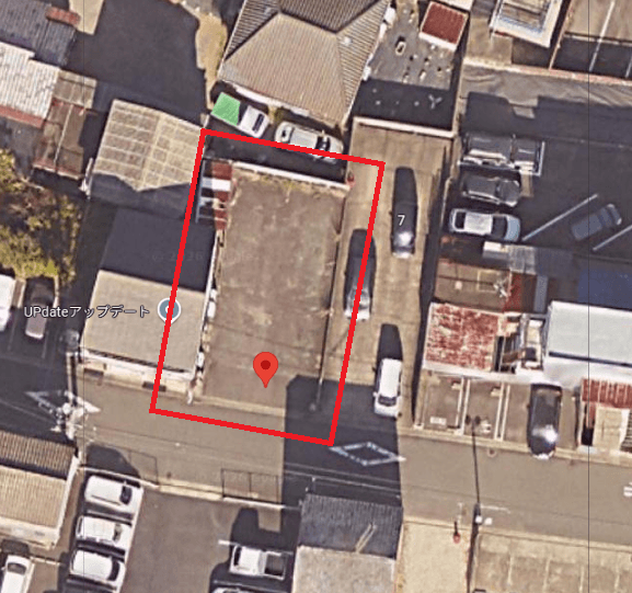 津市中央7駐車場の駐車配置図