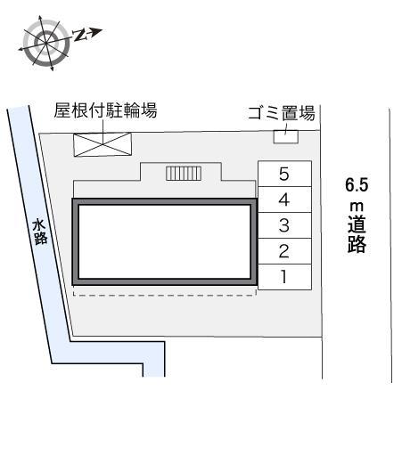 メルシー新和(34814)の駐車配置図