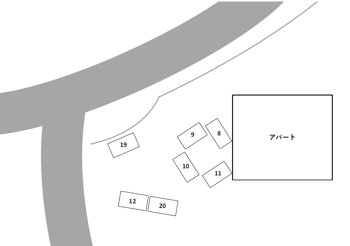 旭1丁目駐車場の駐車配置図