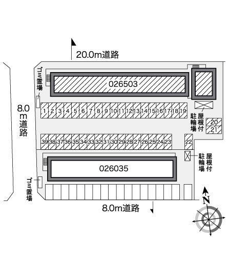 ステラ(26503)の駐車配置図
