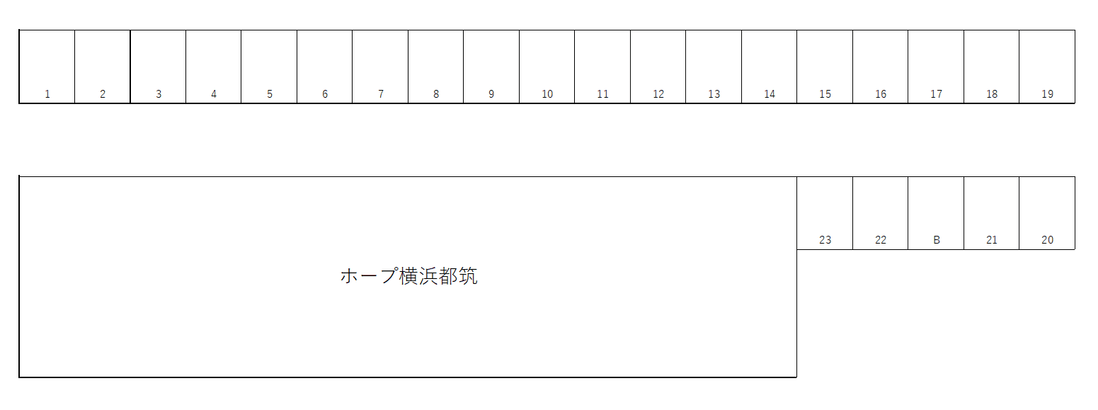 川和町650の駐車配置図