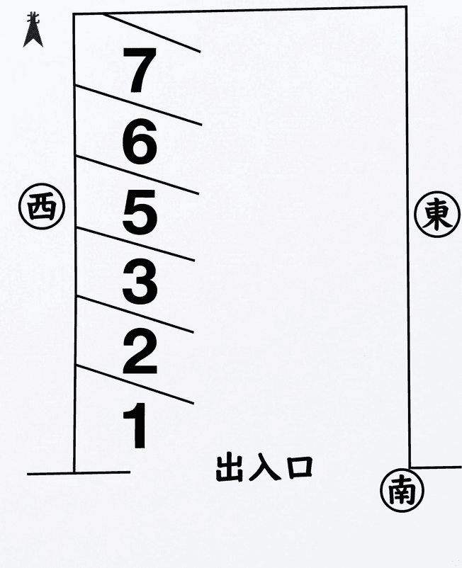 451の駐車配置図