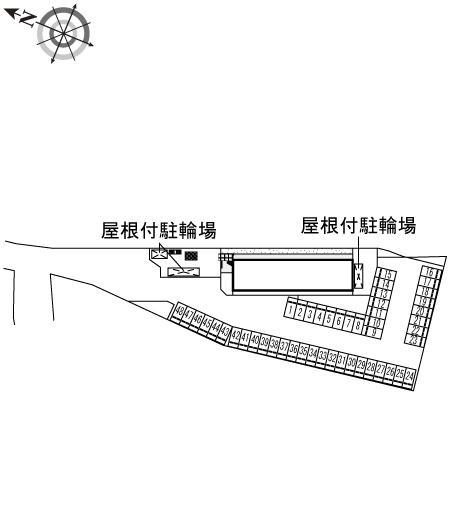 竹松(30720)の駐車配置図