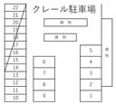 クレール駐車場の駐車場