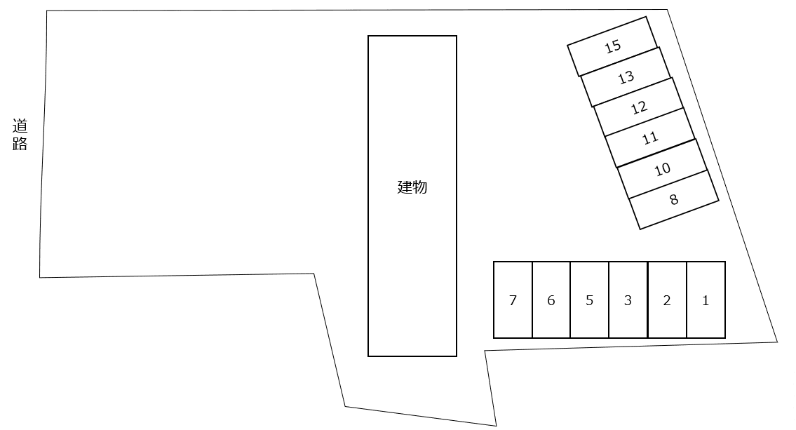 フォーリアの駐車配置図