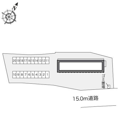 Arc 21(21430)の駐車配置図