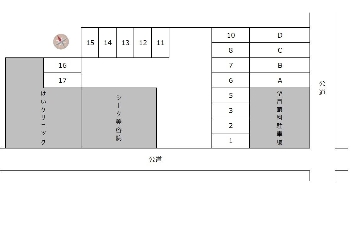寺島町214駐車場(№19)の駐車配置図