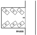 鎌田様駐車場第2の駐車場