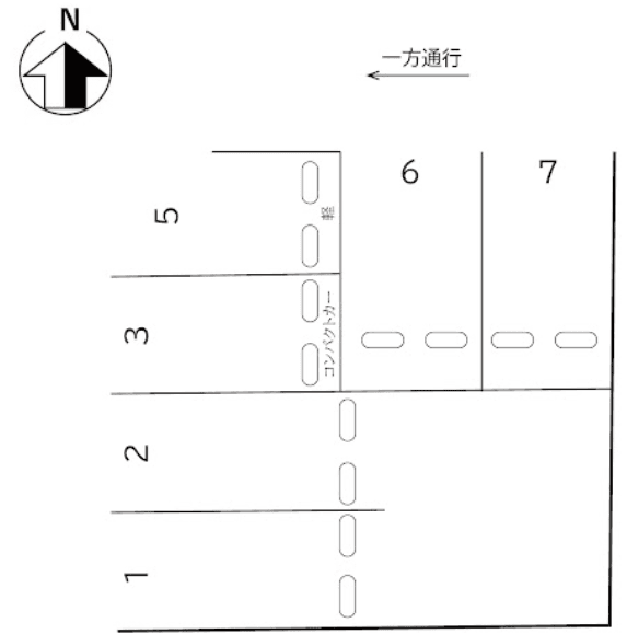 964の駐車配置図