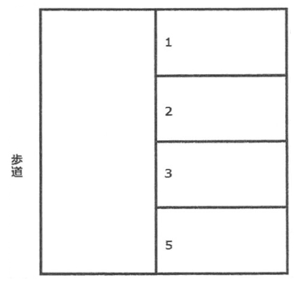 323駐車場の駐車配置図